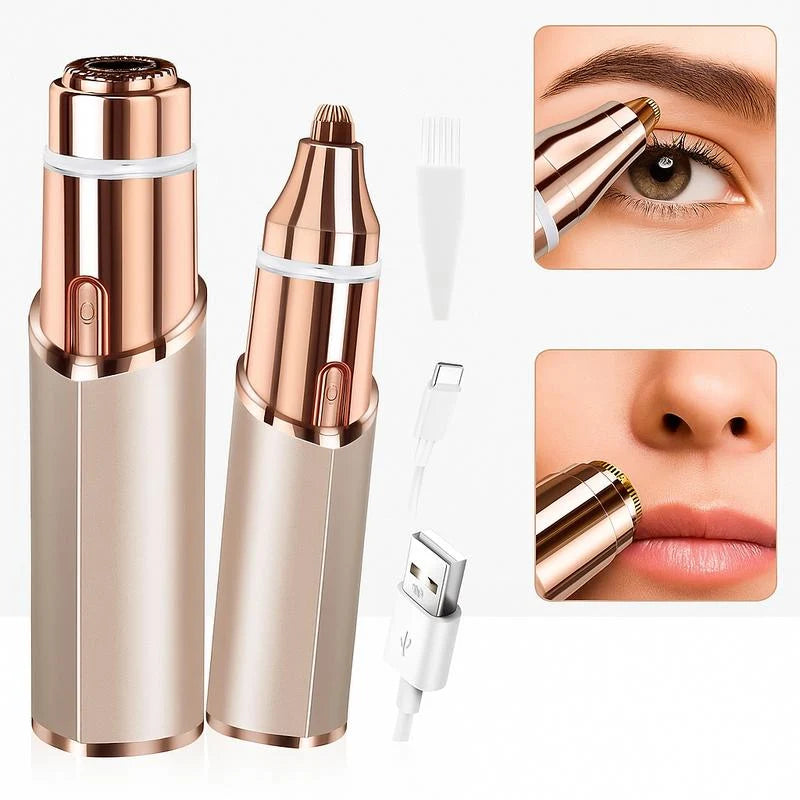 Facial Hair Remover | Painless and Rechargeable Smooth-Finish Trimmer