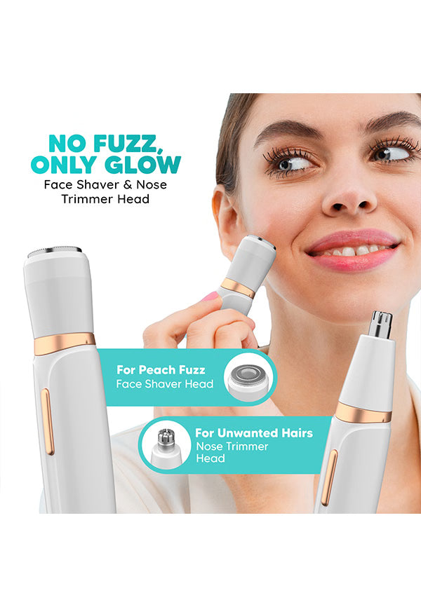 Facial Hair Remover | Painless and Rechargeable Smooth-Finish Trimmer