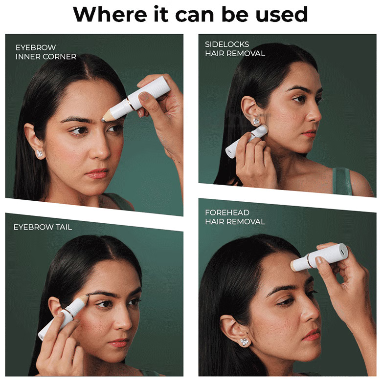Facial Hair Remover | Painless and Rechargeable Smooth-Finish Trimmer